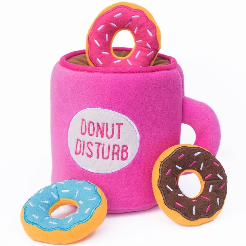 ZippyPaws Burrow Coffee and Donutz Dog Toy
