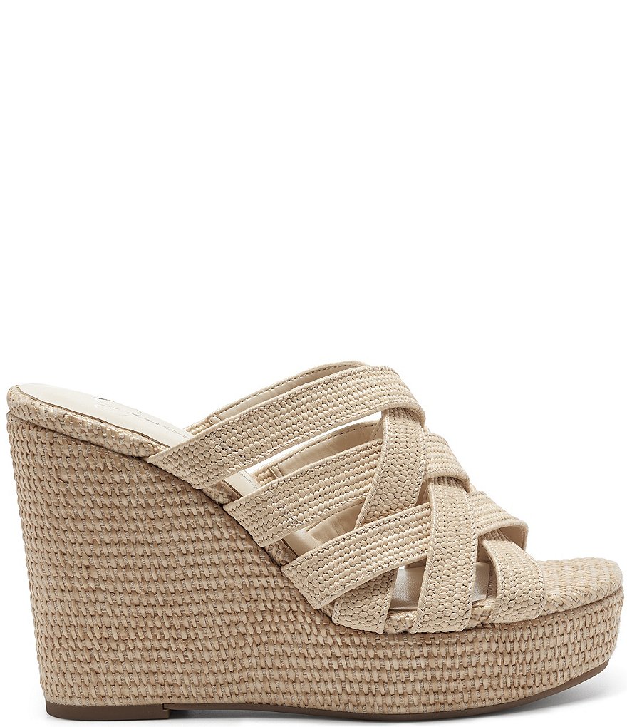 Jessica Simpson Siane Woven Banded Wedges