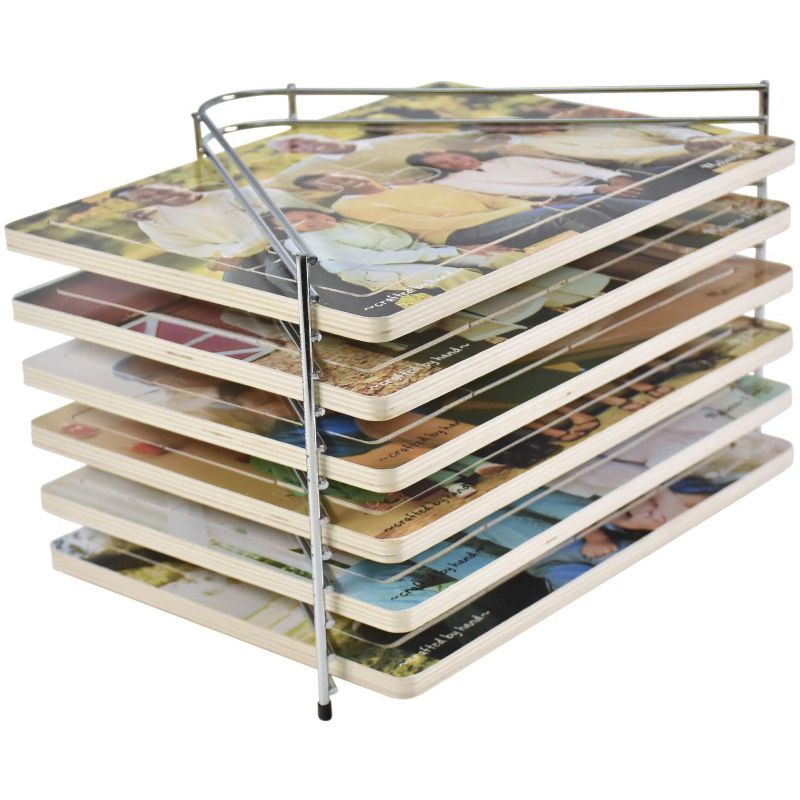 Childcraft Single Wire Puzzle Rack, 12 Puzzle Capacity