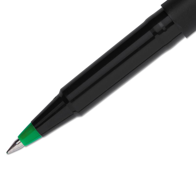 uni-ball Roller Ball Stick Dye-Based Pen Green Ink Micro Dozen 60154