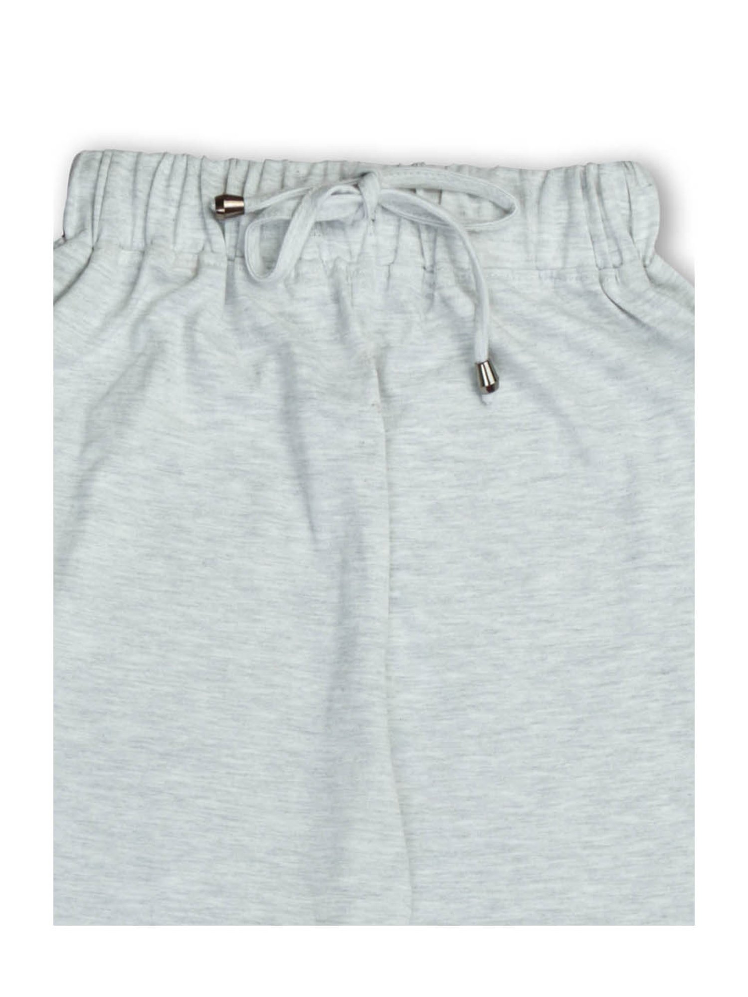 Todd N Teen Kids Grey Melange Graphic Print Joggers