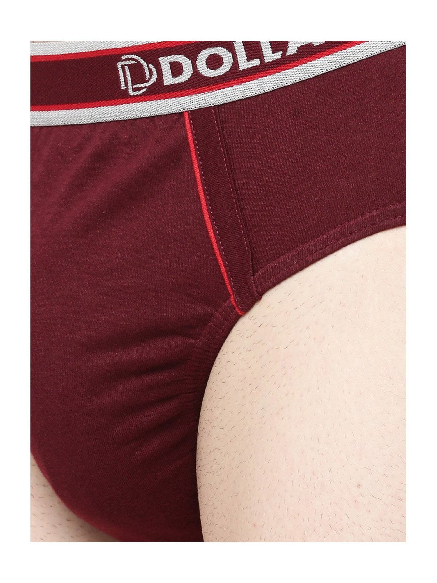 Dollar Bigboss Multicolor Regular Fit Solid Briefs (Pack of 3)