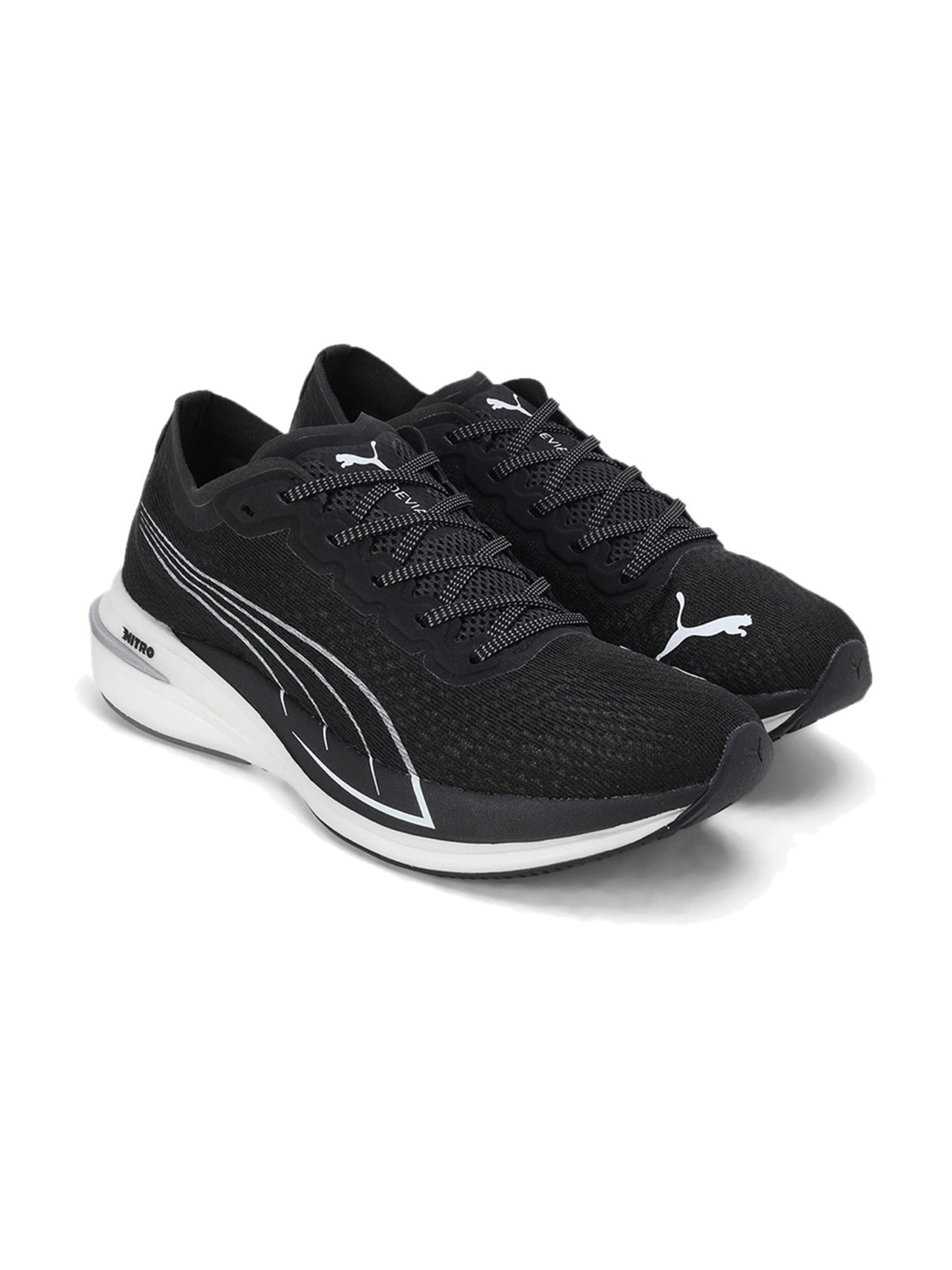 Puma Women's Deviate Nitro Black Running Shoes