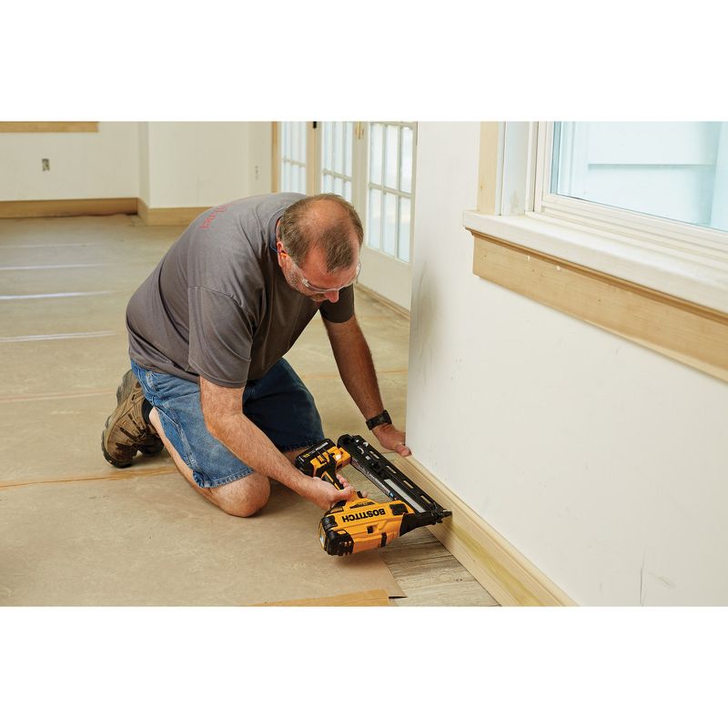 Bostitch BCN650D1 20V MAX 2.0 Ah Lithium-Ion 15 Gauge FN Angled Finish Nailer Kit