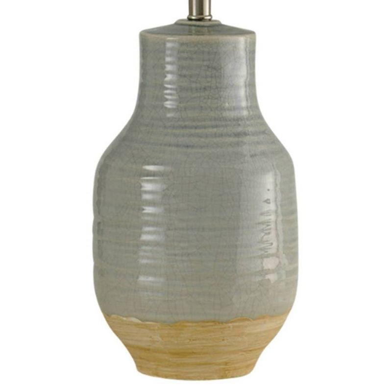 Prova Ceramic Table Lamp Gray  - StyleCraft