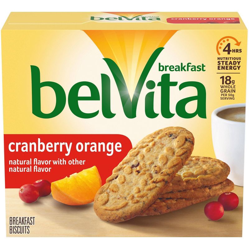belVita Cranberry Orange Breakfast Biscuits - 5 Packs