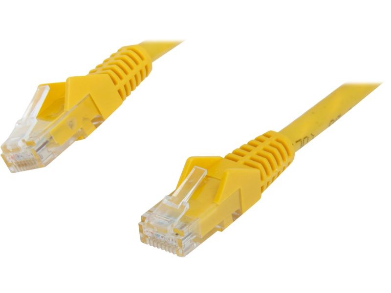TRIPP LITE N201-001-YW 1 ft. (0.3m) Gigabit Snagless Molded Patch Cable
