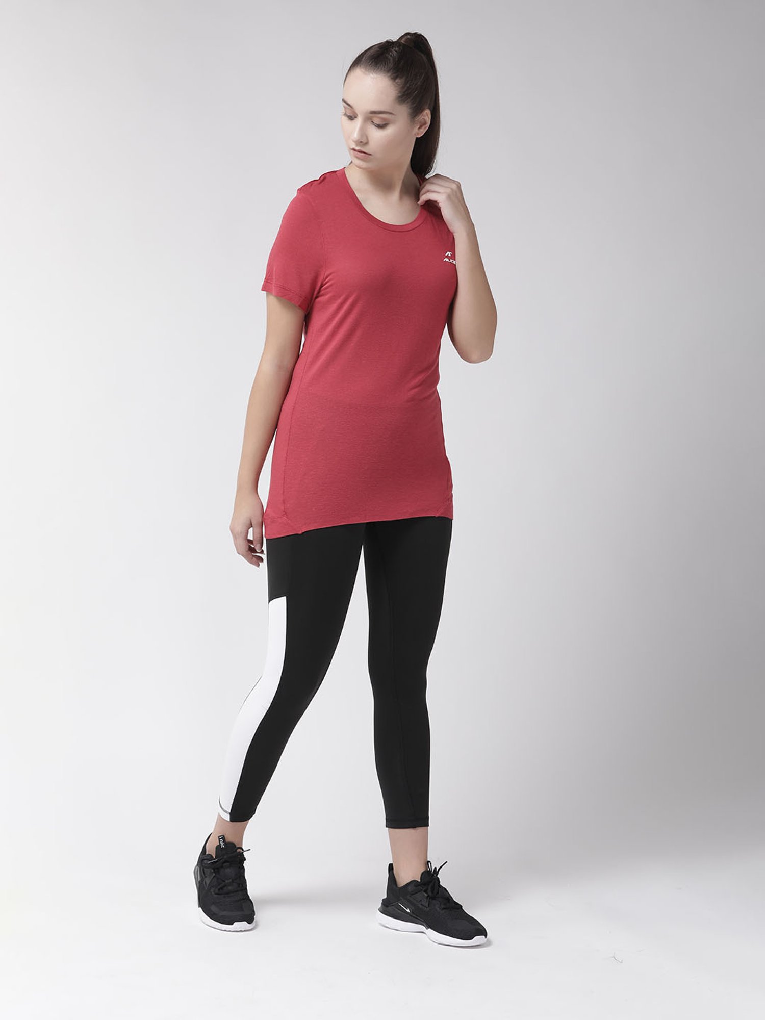 ALCIS Red Regular Fit Tee
