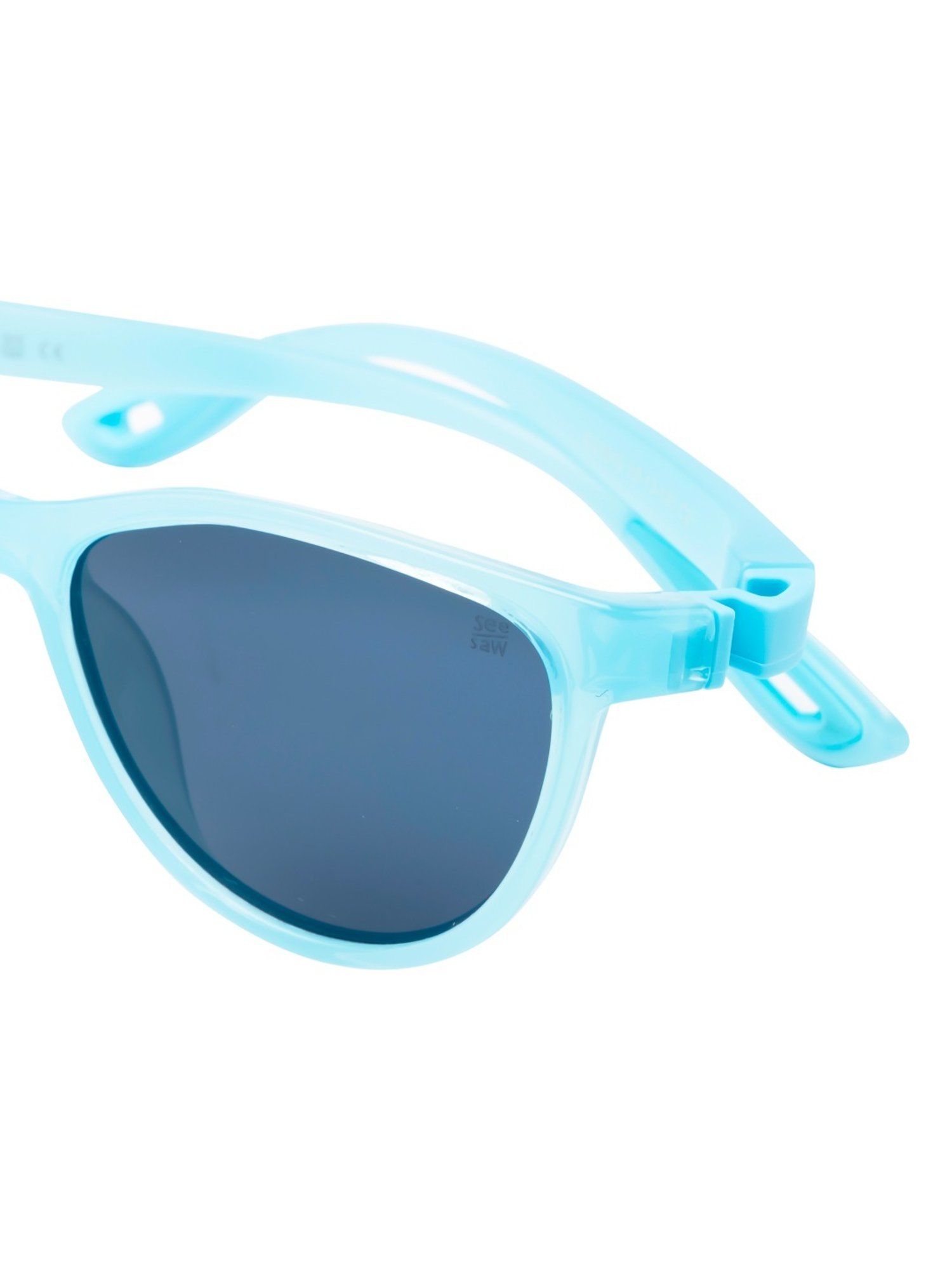 SeeSaw Black Cat Eye Unisex Sunglasses