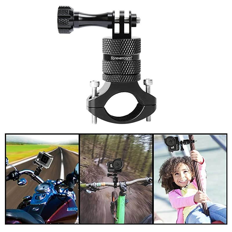 Mountain Bike Camera Handlebarfor All gopro ModelsAction Cameras Mountain Bike Mount Aluminium 360 Degree Rotation Upgraded Version by