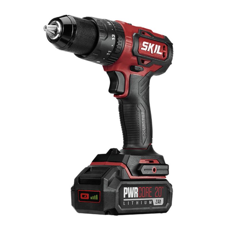 Skil HD529402 PWRCore 20 20V Brushless Lithium-Ion 1/2 in. Cordless Hammer Drill Kit (2 Ah)