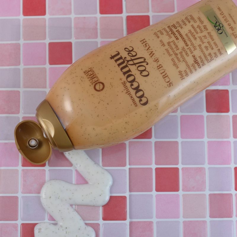 OGX Coconut Coffee Scrub Body Wash - 19.5 fl oz