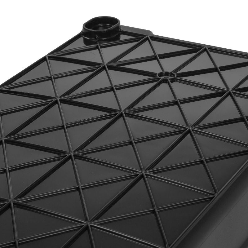 IRIS 82qt 4pk Remington Weather Tight Storage Tote Black