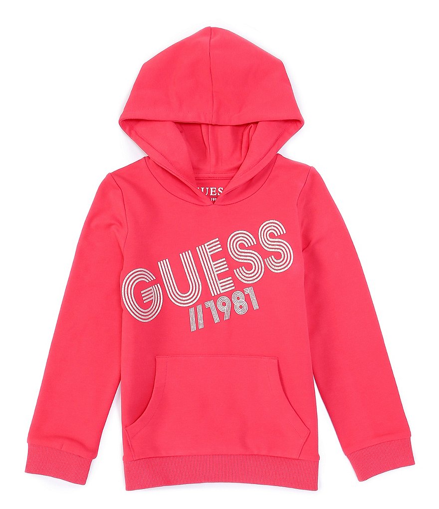 Flapdoodles Little Girls 2T-6X Long Sleeve Stripe Hoodie