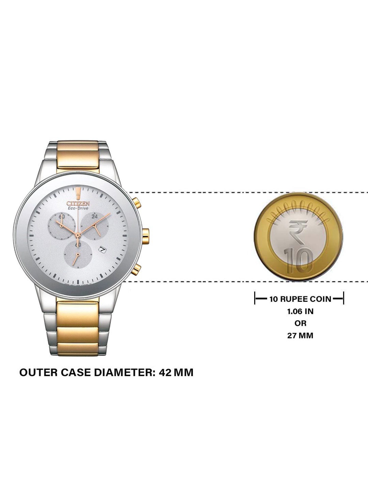 Citizen AT2244-84A Eco Drive Analog Watch for Men