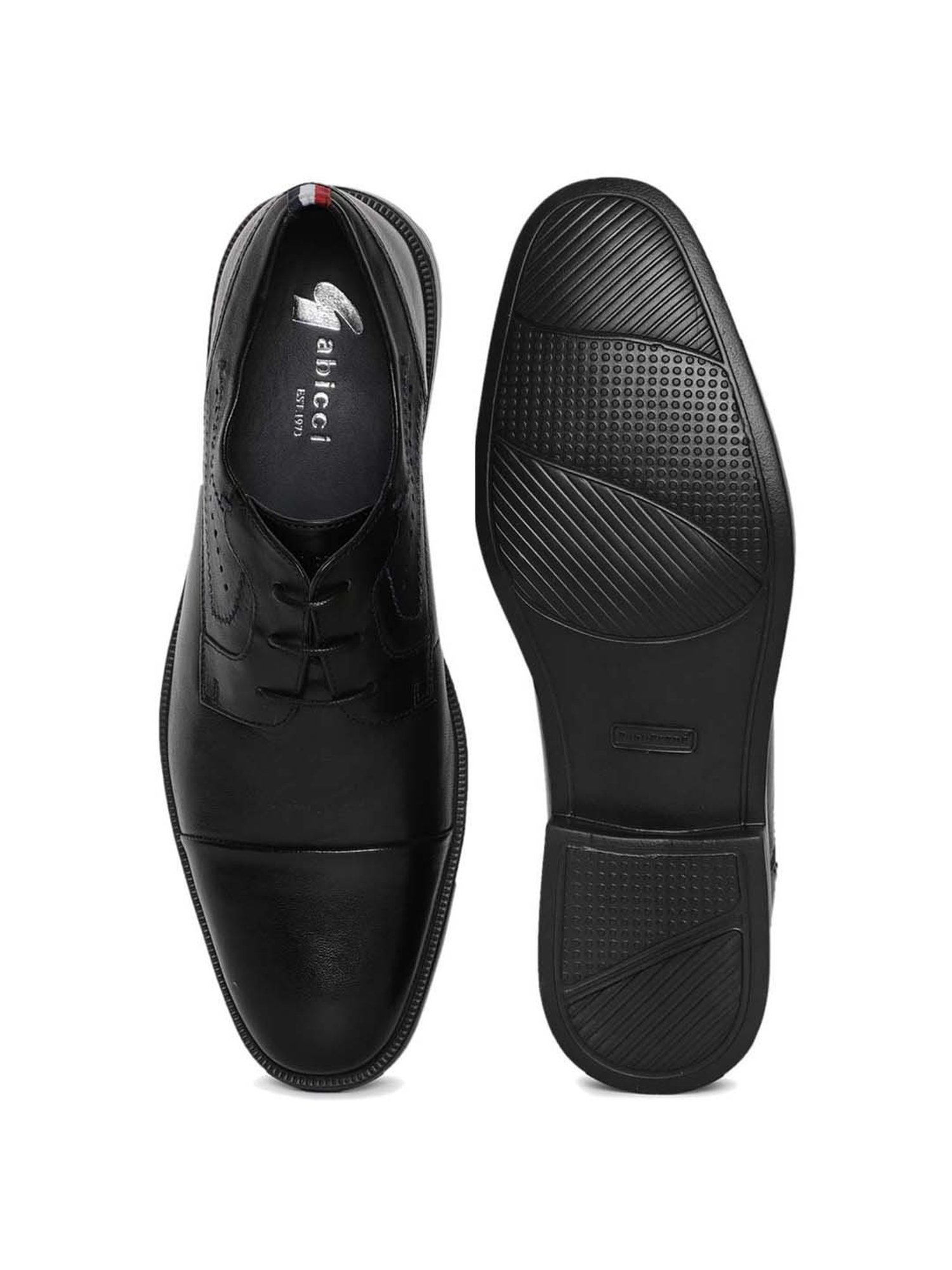 Gabicci Men's Birmingham Black Derby Shoes