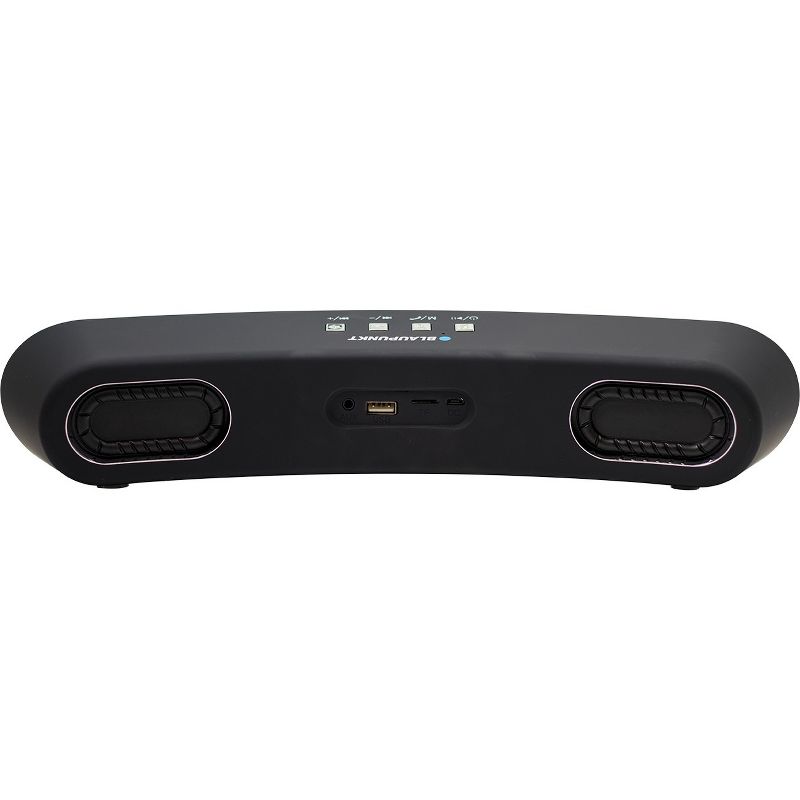 Blaupunkt BP1262 Portable Bluetooth Sound Bar Speaker - 10 W RMS - Black - 200 Hz to 20 kHz - Battery Rechargeable - USB