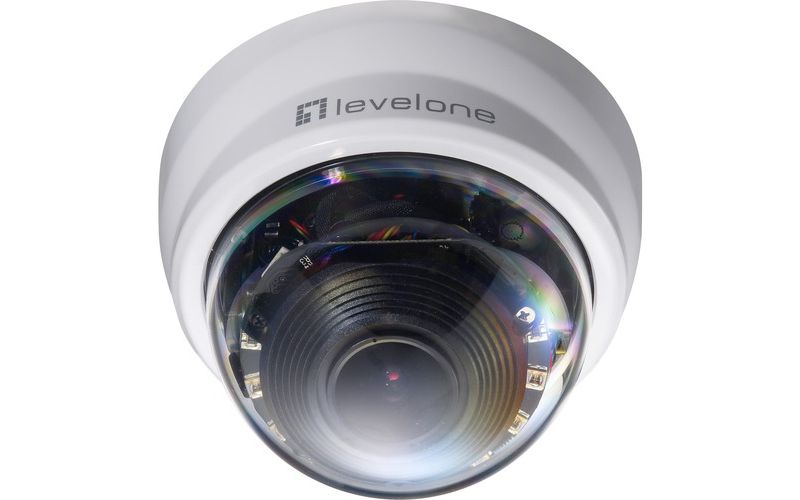 LevelOne 2 Megapixel Network Camera - 65.62 ft Night Vision - H.264, MPEG-4, Motion JPEG - 1920 x 1080 - 3x Optical - CMOS