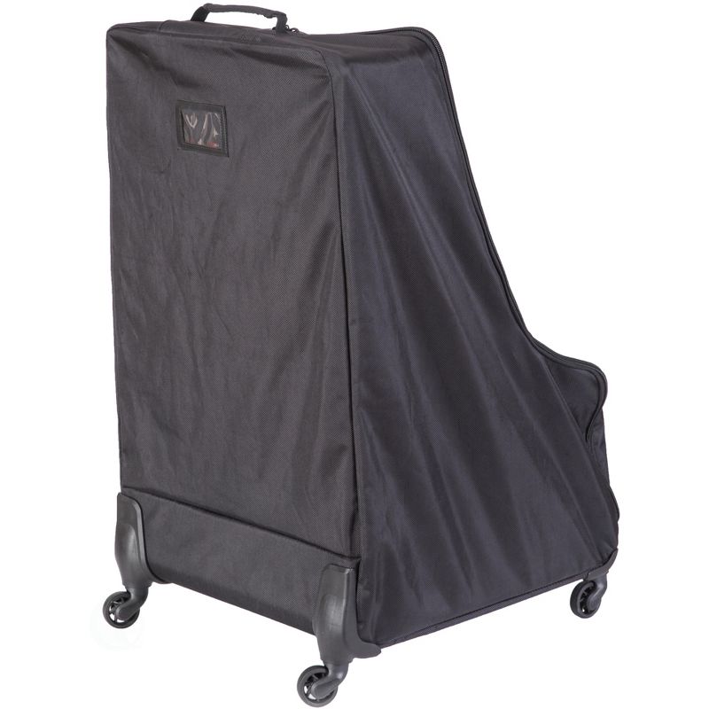 Black Children's Car Seat Travel and Storage Bag with Wheels
