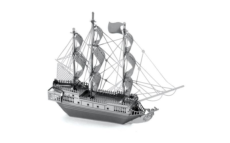 MetalEarth 3D Metal Model - Black Pearl Pirate Ship