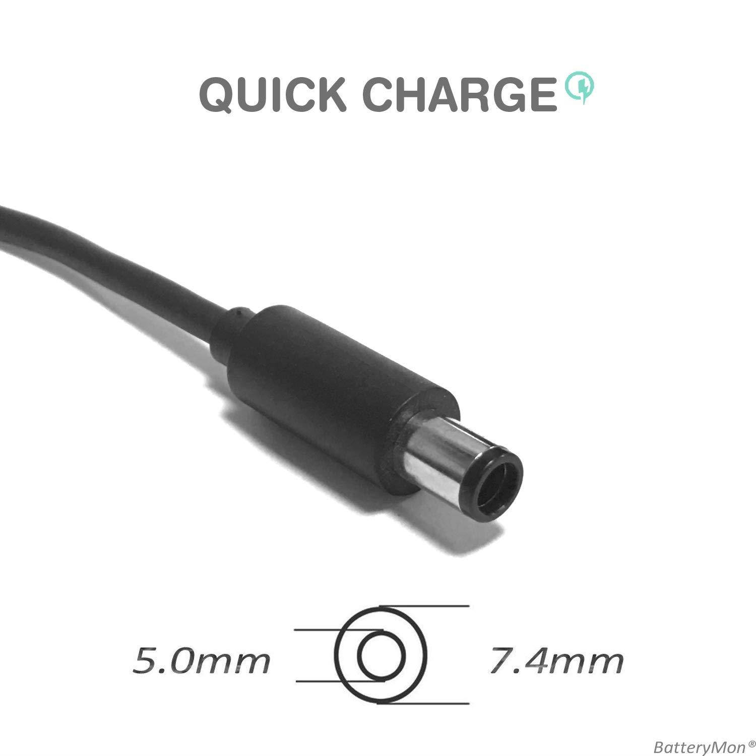 BatteryMon 15V 6A 90W Charger AC Adapter for Microsoft Surface Pro 4 Docking Station, Model 1749 Tablet Power Supply Cord with USB Charging Port