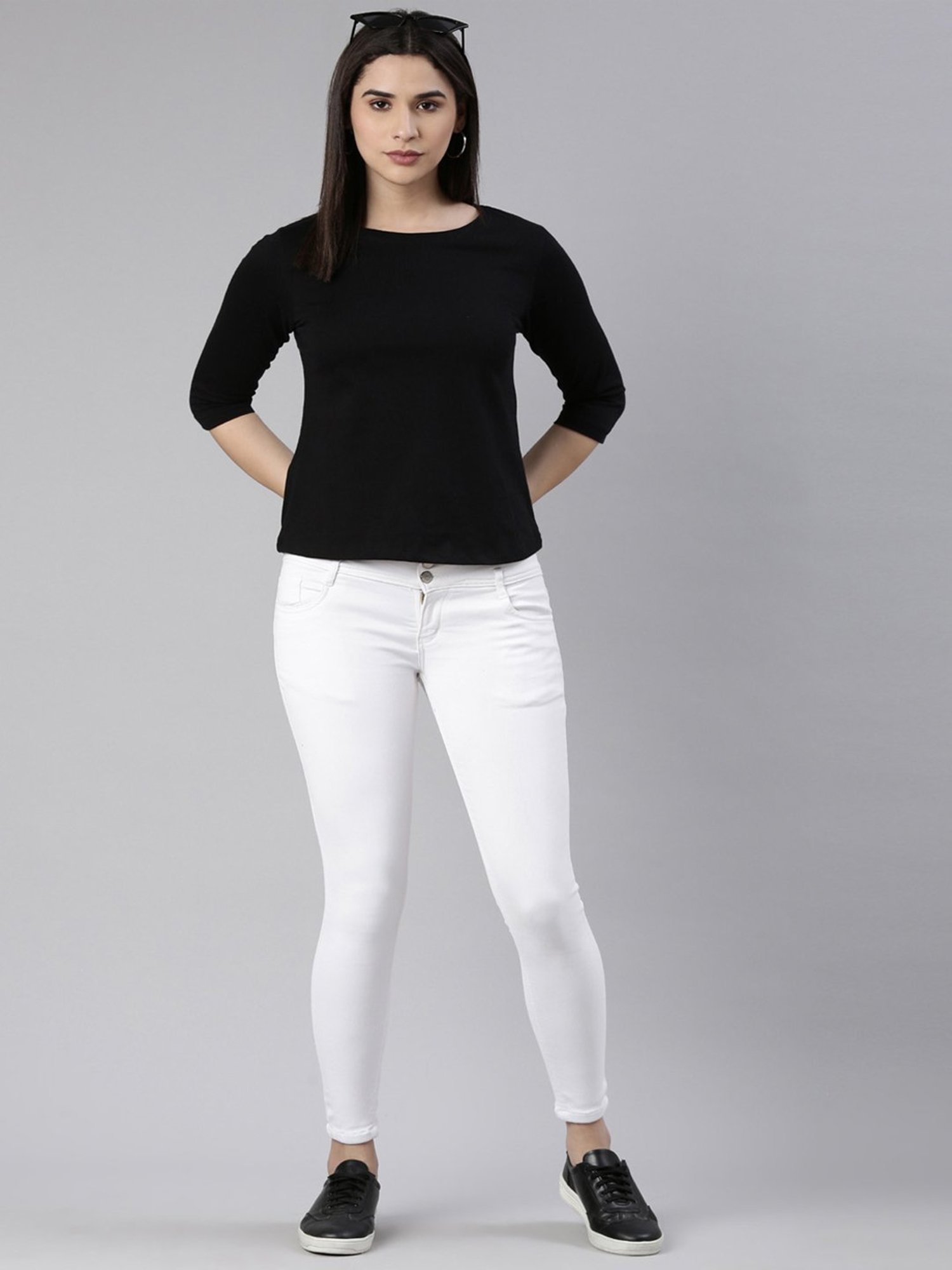 Kryptic Black Cotton Regular Fit T-Shirt (Pack Of 2)