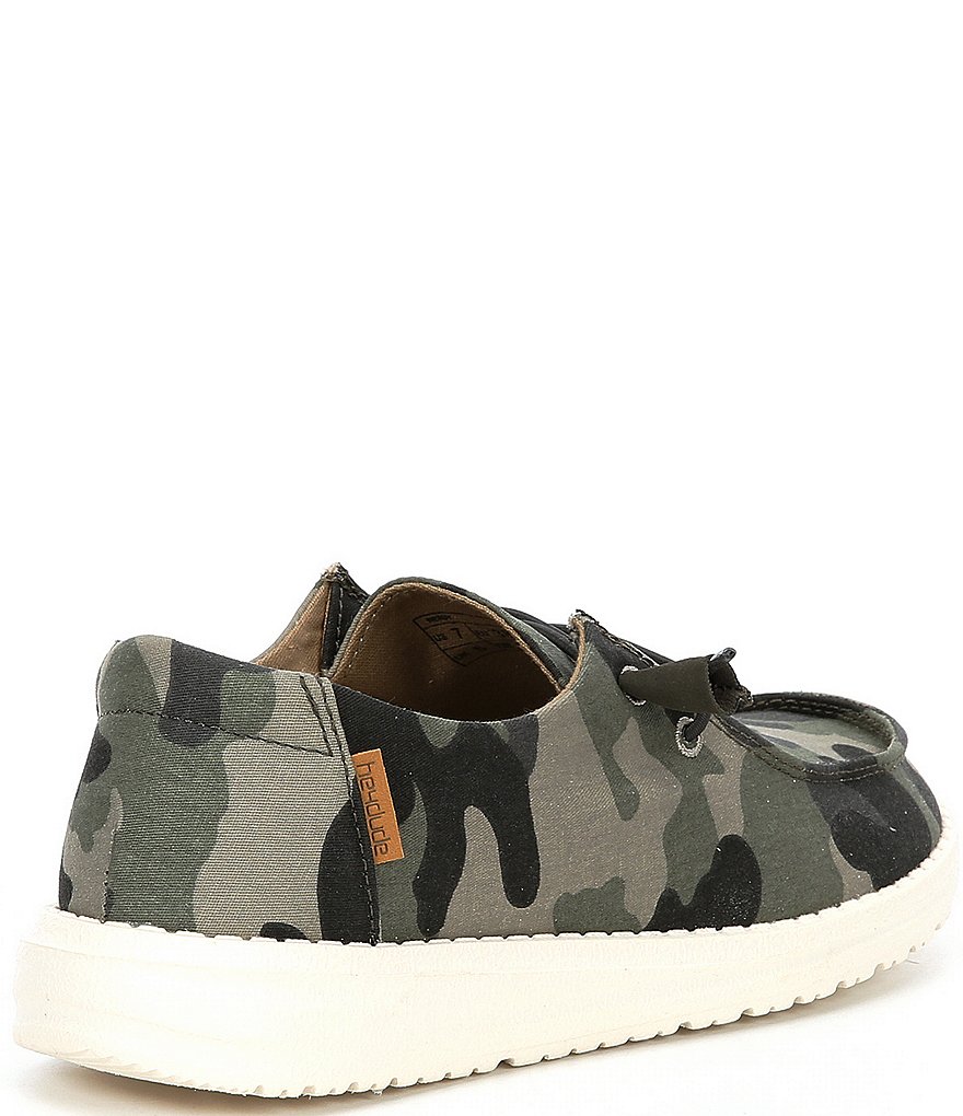 Hey Dude Wendy Camo Canvas Washable Slip-Ons