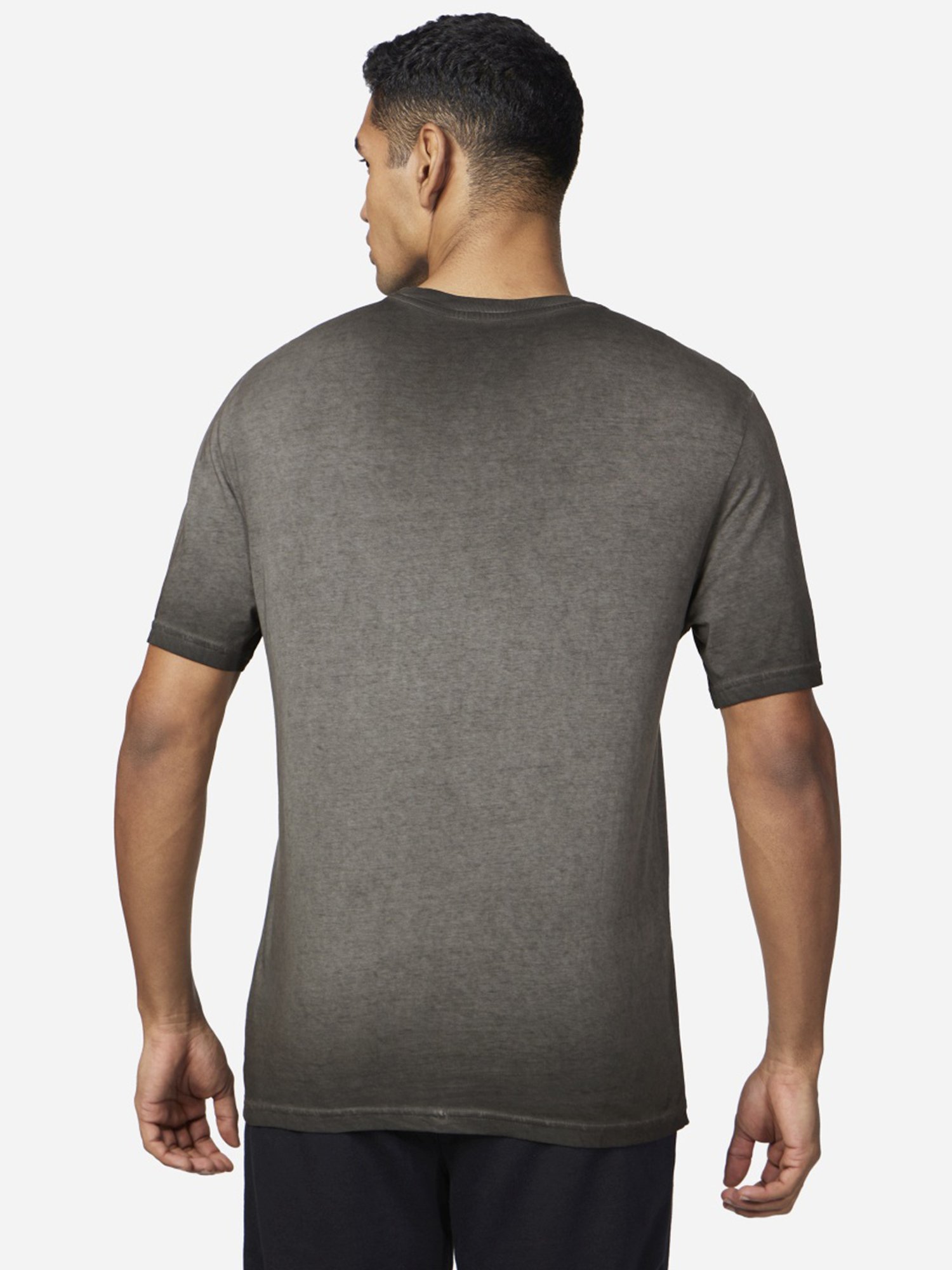 Skechers Black Regular Fit Printed T-Shirt