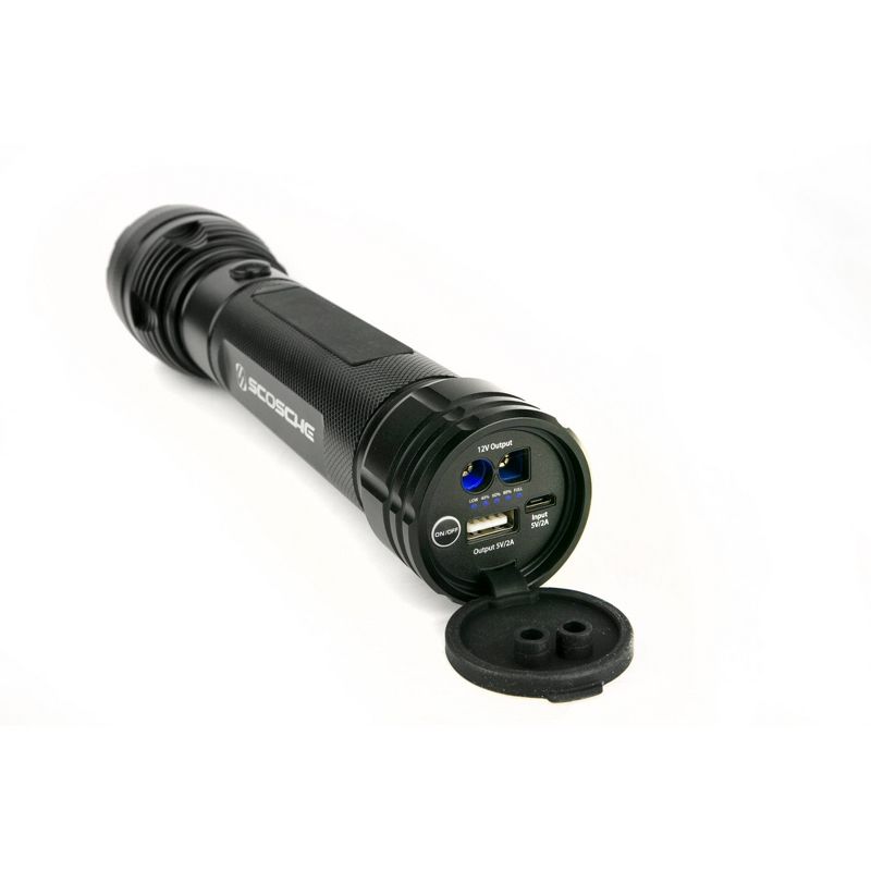 Scosche 400A Car Jumper Flashlight & Power Bank Black