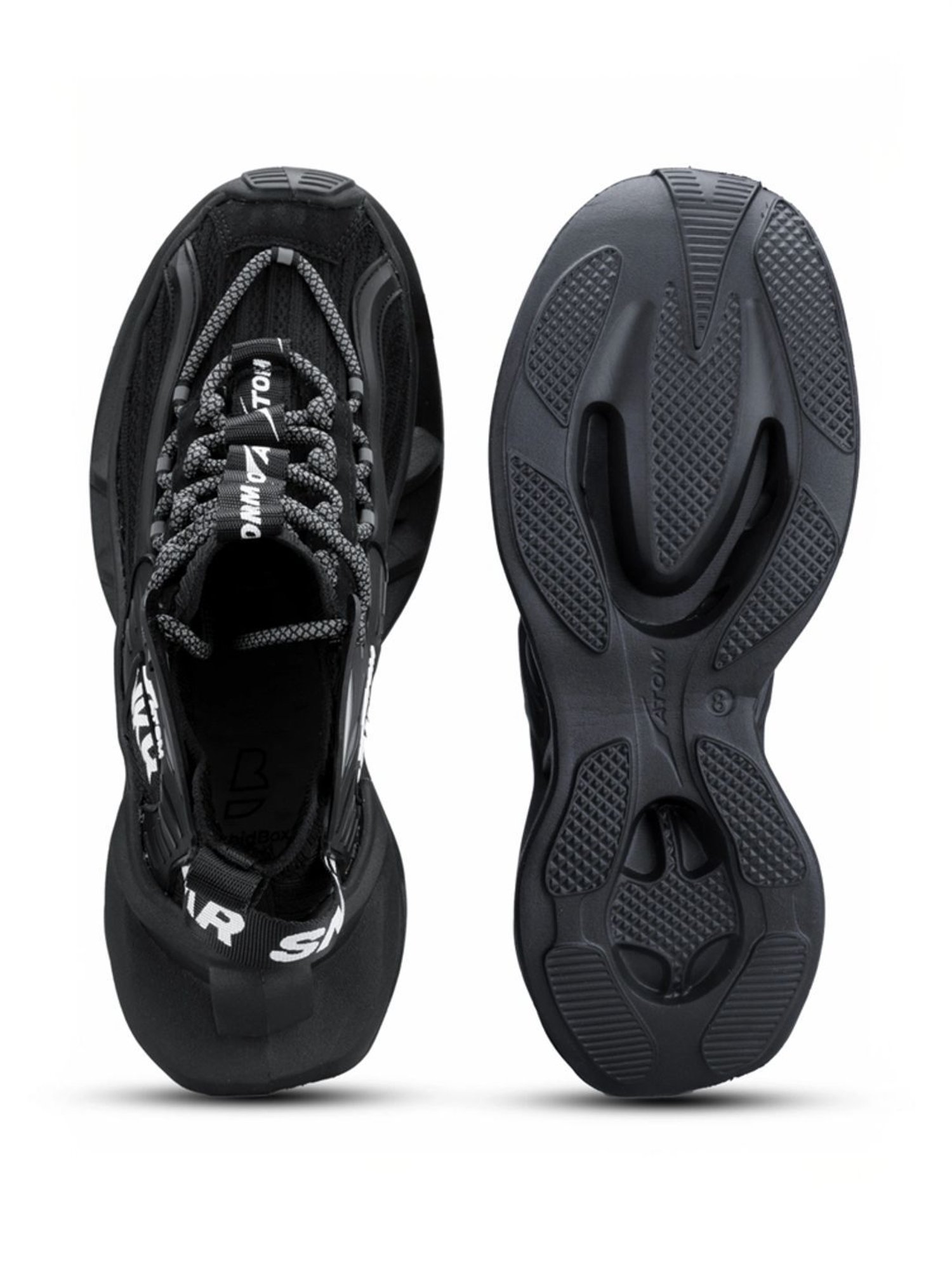 Atom Men's Dynamic Alphabounce Black Running Shoes