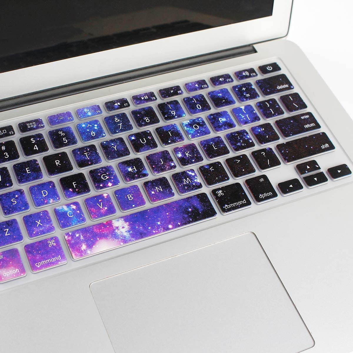 HRH Silicone Keyboard Cover Skin for MacBook Air 13,MacBook Pro 13/15/17 (with or w/Out Retina Display, 2015 or Older Version)&Older iMac USA Layout,Infinite Starry Sky