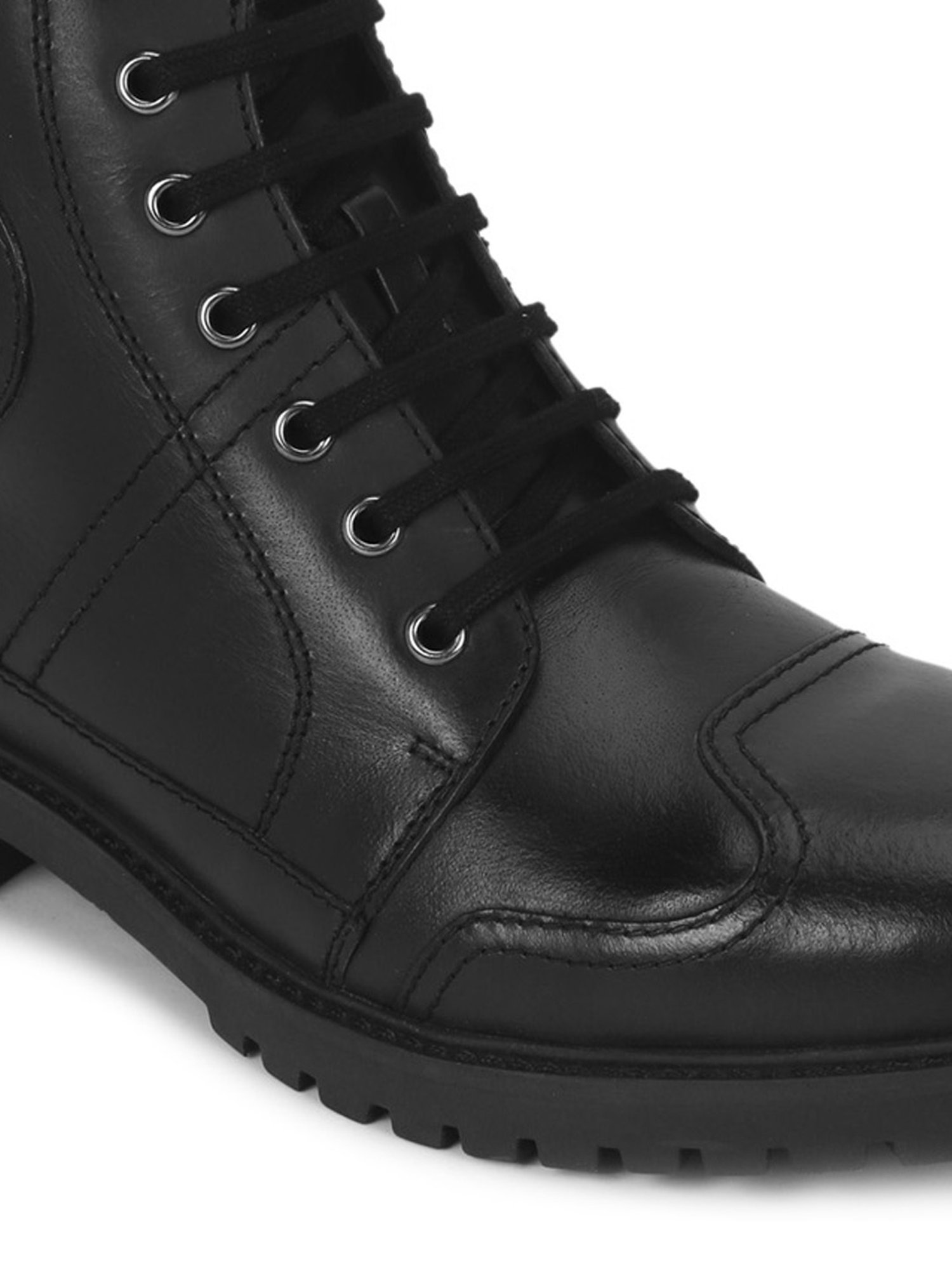 Royal Enfield Men's Huntsman Black Derby Boots