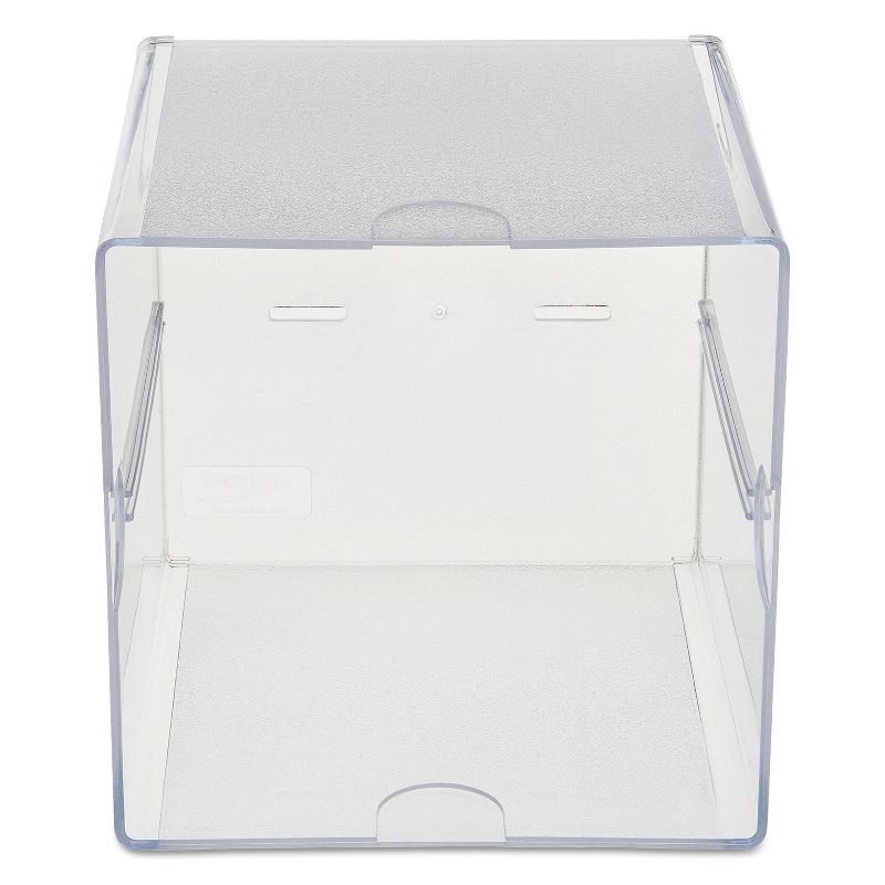 Deflecto Desk Cube Clear Plastic 6 x 6 x 6 350401
