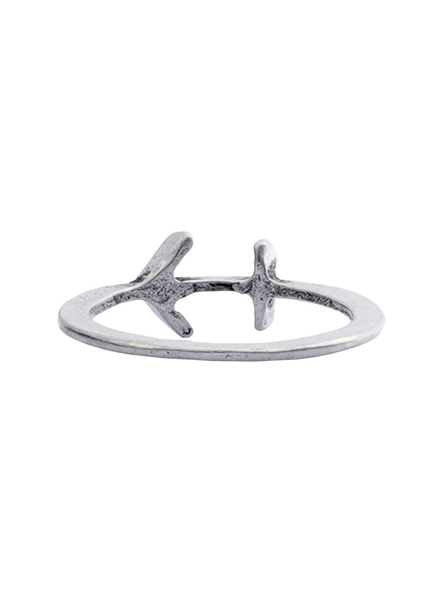 Joker & Witch Silver Sagittarius Zodiac Ring