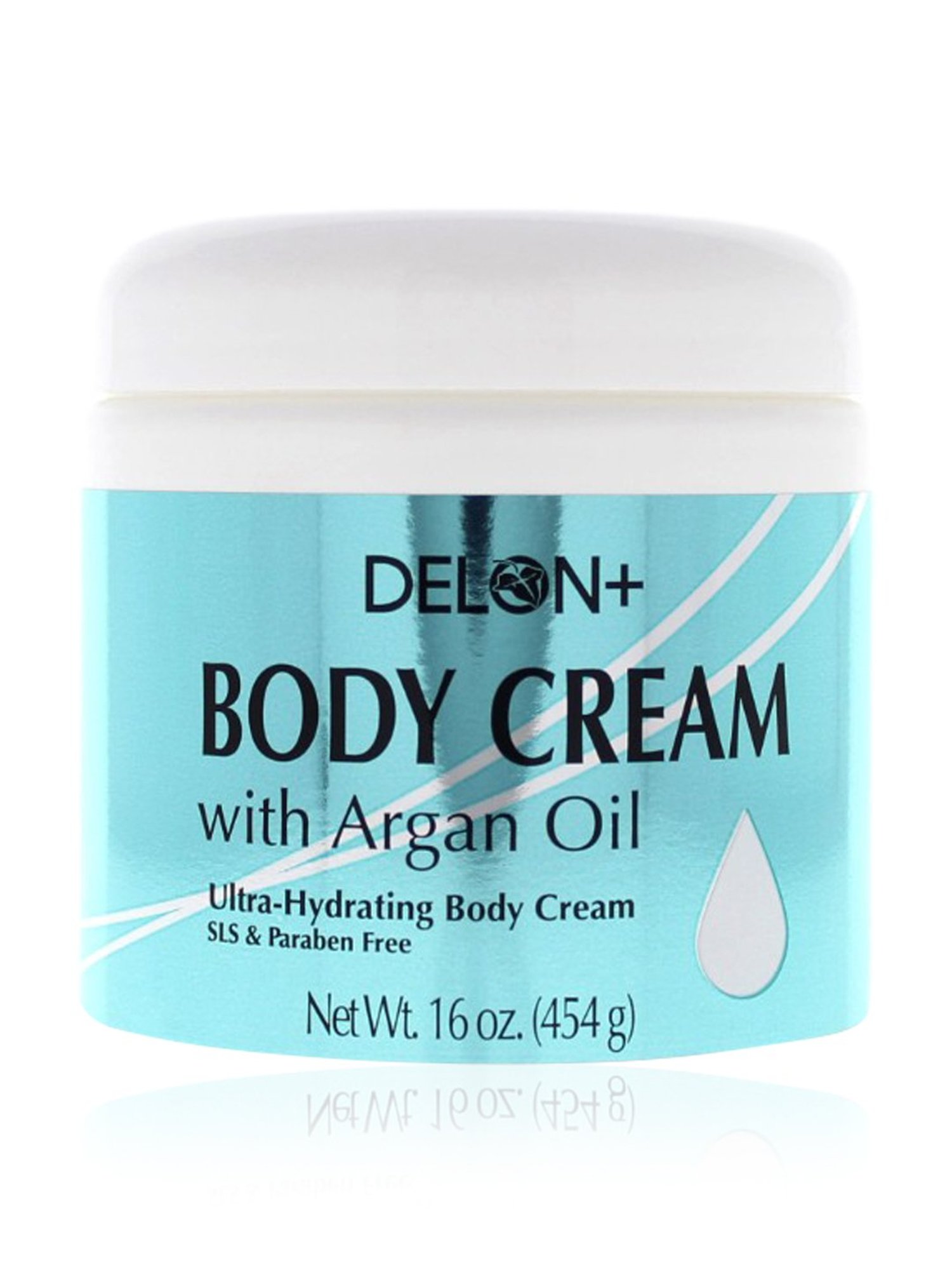 Delon Ultra-Hydrating Body Cream with Argan Oil - 454 gm