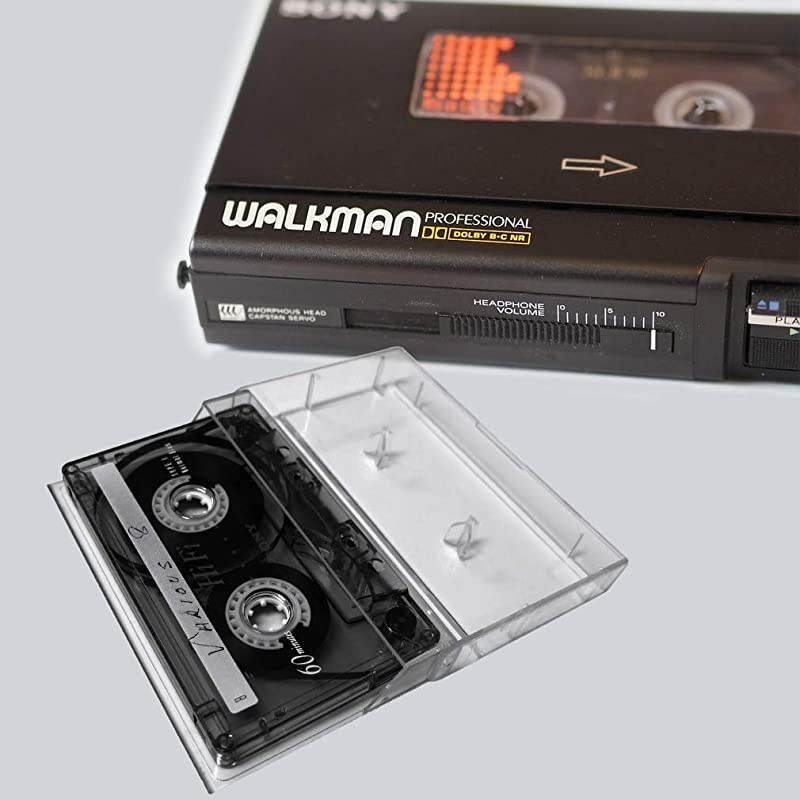 Cassette Tape CasesClear Plastic StorageAudioNo ScratchDirtSet100