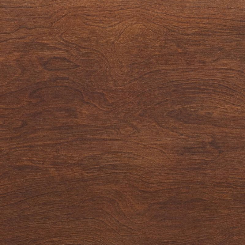 Decklan Sliding Shelf End Table Dark Tobacco/Black - Holly & Martin