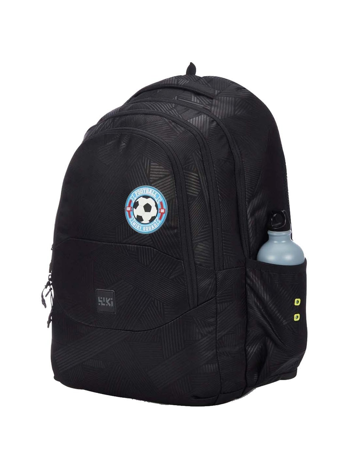 Wiki 39.5 Ltrs Black Medium Backpack