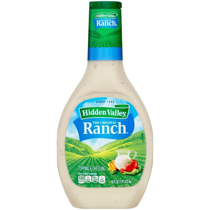 Hidden Valley Original Ranch Salad Dressing & Topping - Gluten Free - 16fl oz