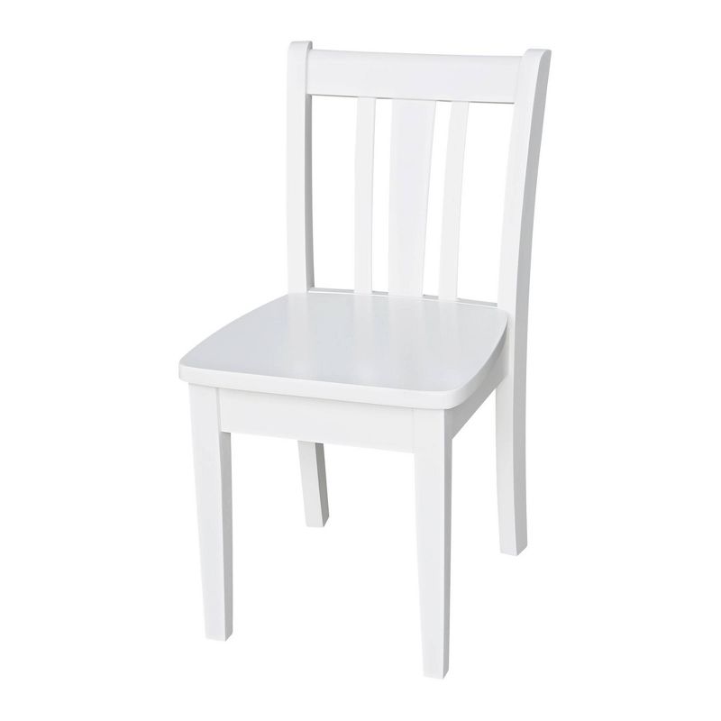 Kids' Table with 4 San Remo Juvenile Chairs White - International Concepts