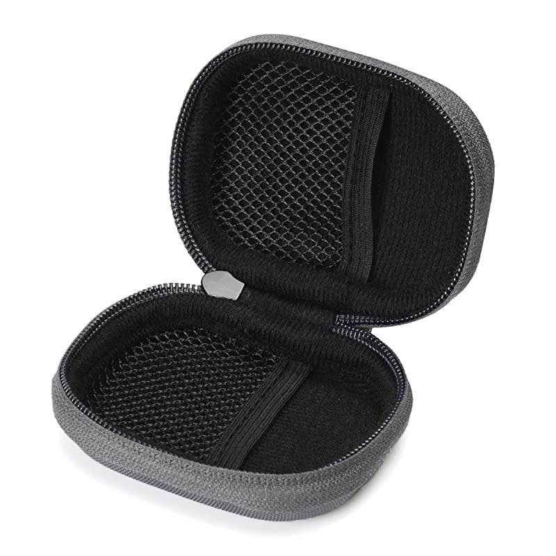 case for Golf GPS Like GolfBuddy Voice Voice 2 Bushnell NeoGhost Garmin 0100195900 Approach G10Mesh Pouches on Both lid and Base for GPS and Cable separatedly Polyester Gray
