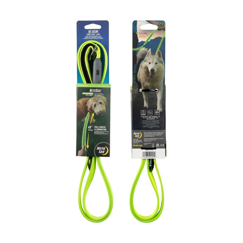 Nite Ize LED Dog Leash - Green