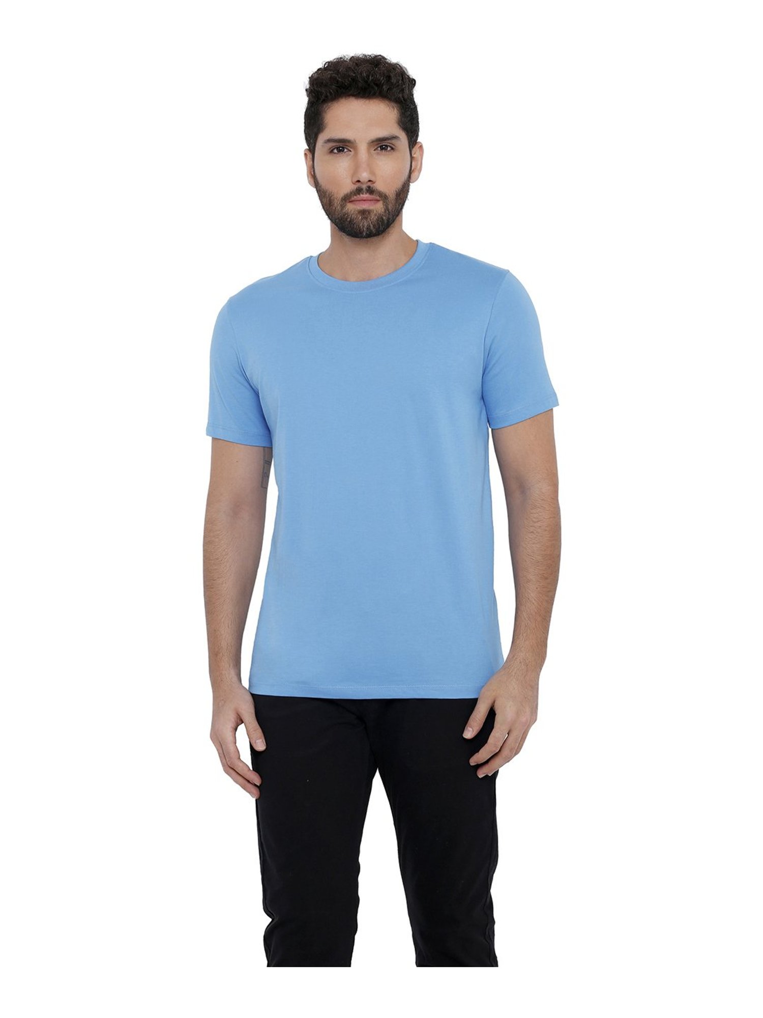 XYXX Blue Crew Neck T-Shirt