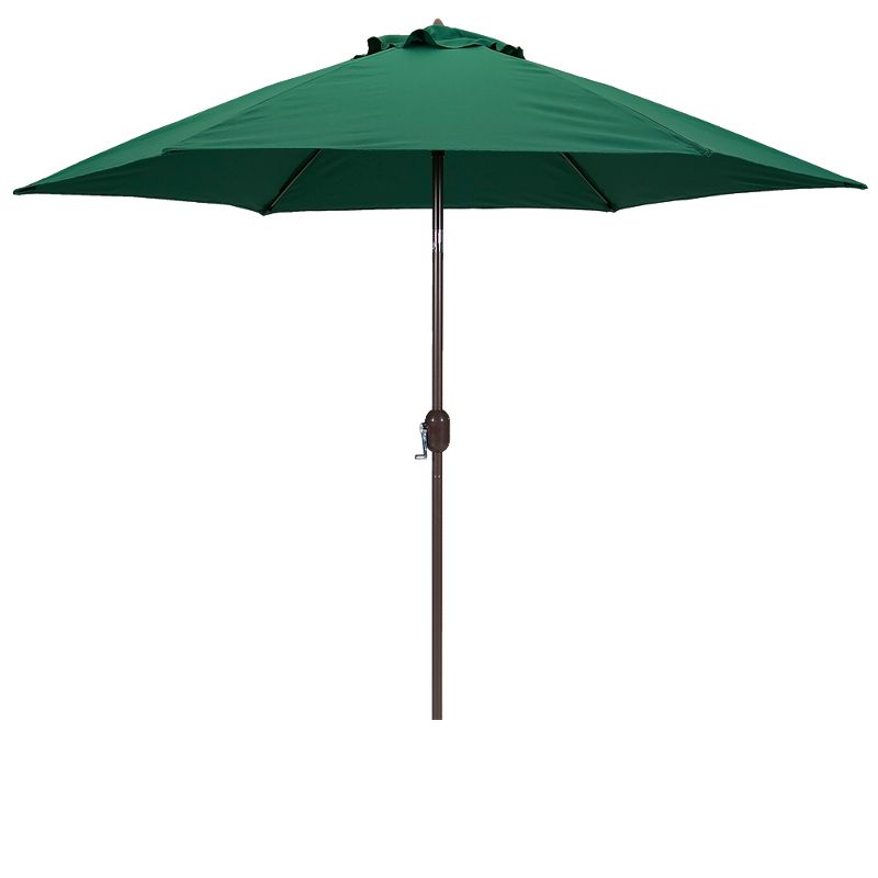9' Round Crank Patio Umbrella - Green