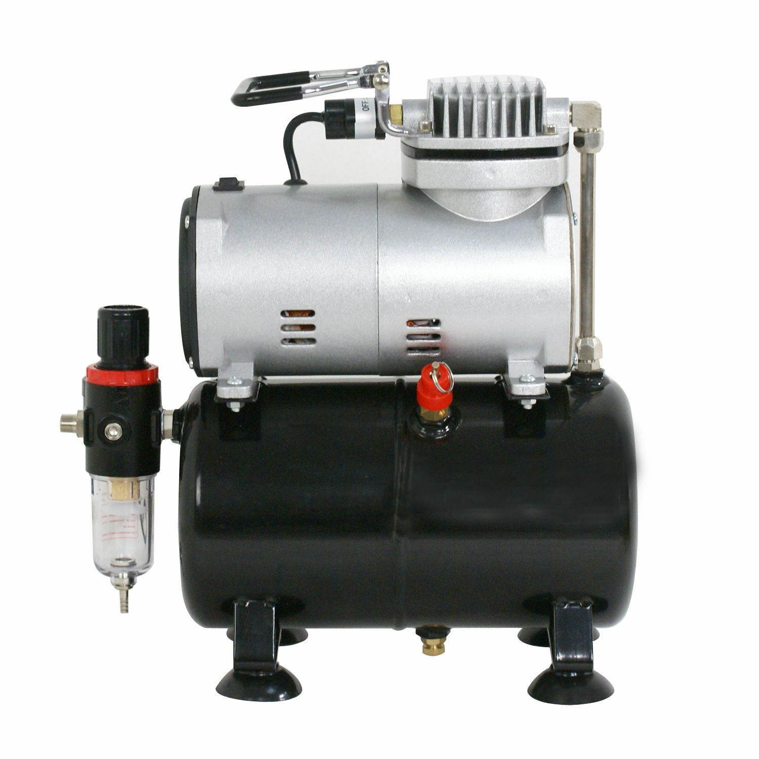 Powerful Airbrush Pro High Performance Compressor w/3L Air Tank Maintenance Free