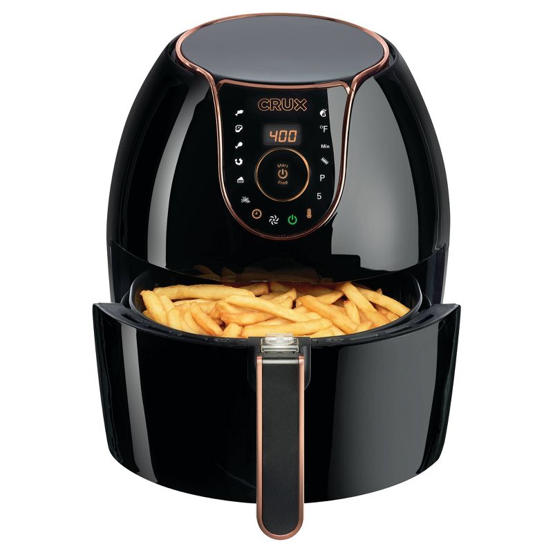CRUX 5.3qt Convection Air Fryer - Black