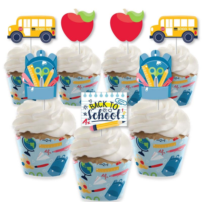 Big Dot of Happiness Best Mom Ever - Dessert Cupcake Toppers - Mother's Day Clear Treat Picks - Set of 24