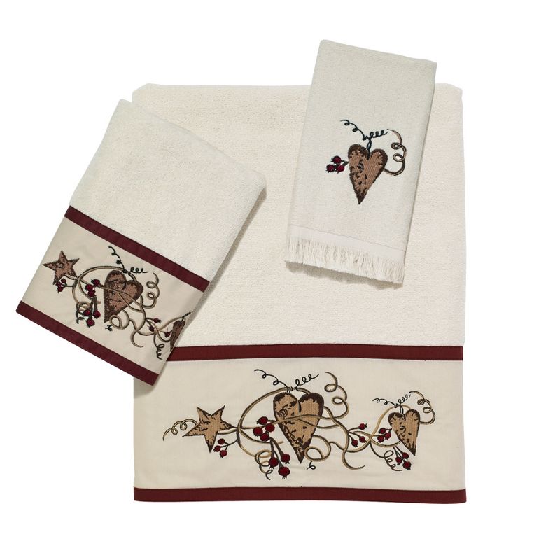 Avanti Hearts & Stars 3 Pc Towel Set