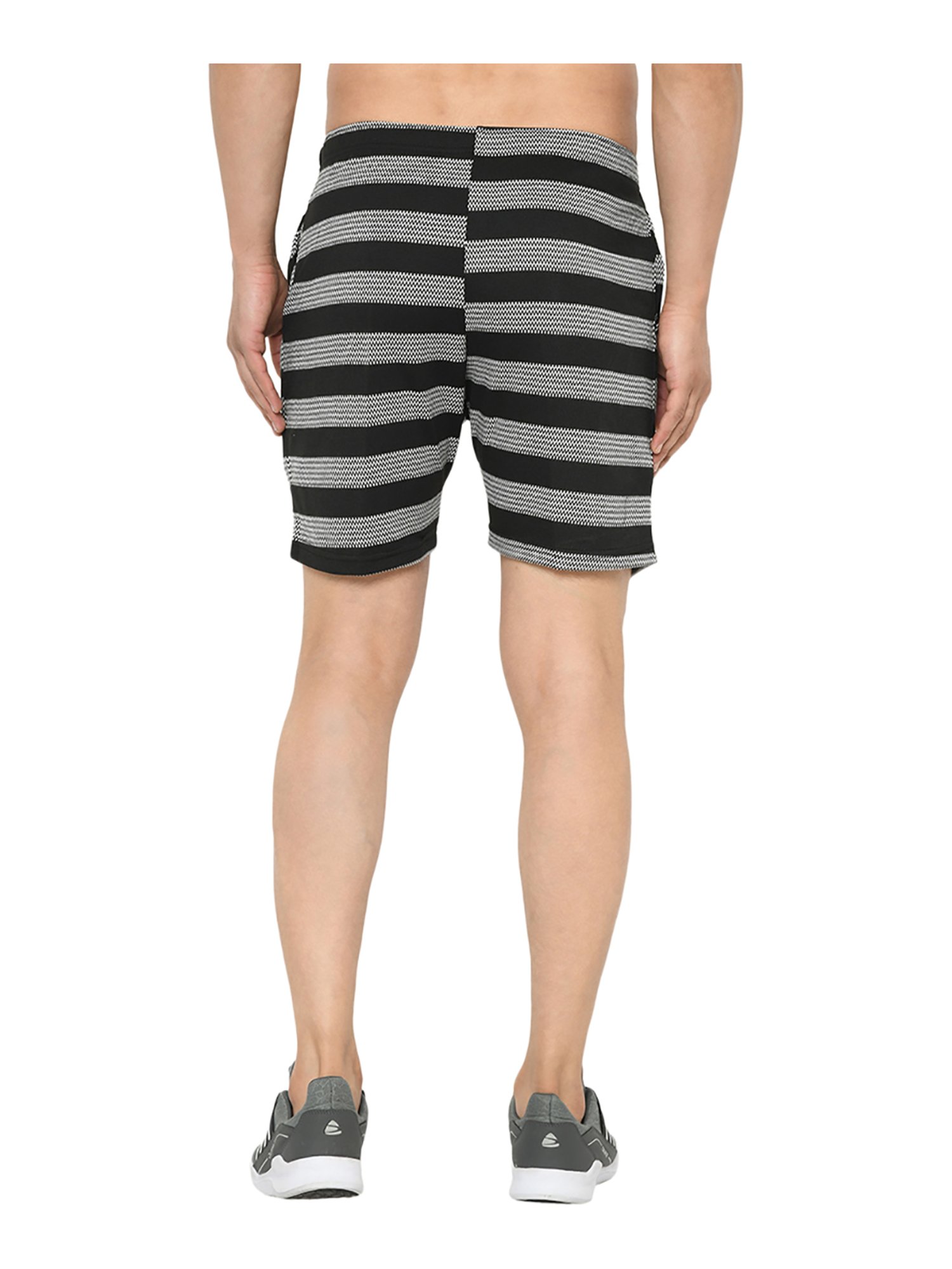 Vimal Jonney Navy & Black Regular Fit Shorts - Pack of 2