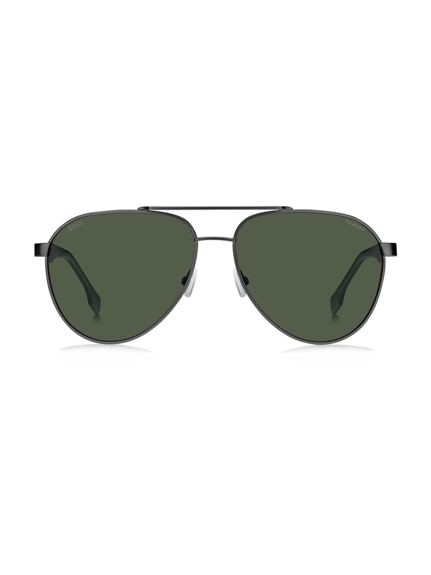 Hugo Boss Green Aviator Sunglasses for Men
